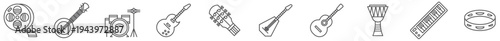 Musical Instruments Icon Set