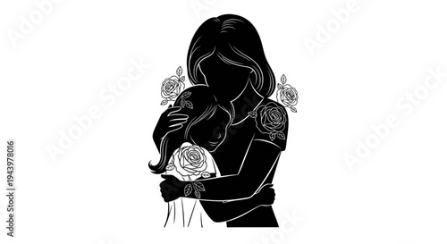 Woman Holding a Small Dog.