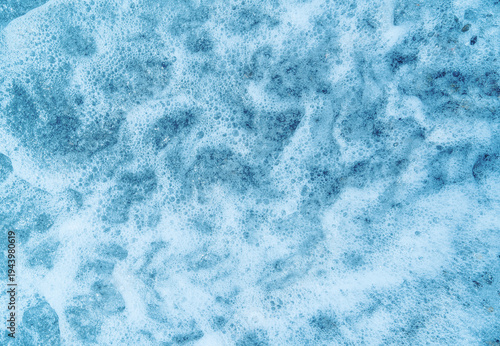 blue sea foam background