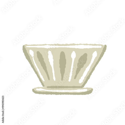 Ceramic Trapezoid Coffee Dripper