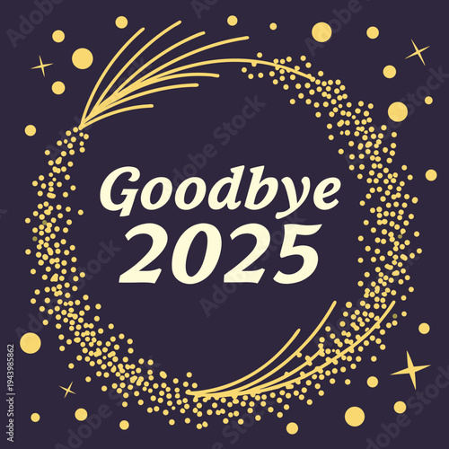 Goodbye message frames the coming New Year event.