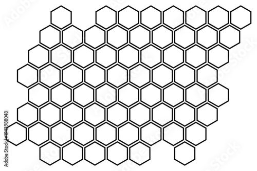 Propolis Honeycomb hexagonal pattern. Honeycomb sketch structure background. Honey, pollen, wax, parchment and bee products in sketch style. Stock vector illustration isolated on white background.