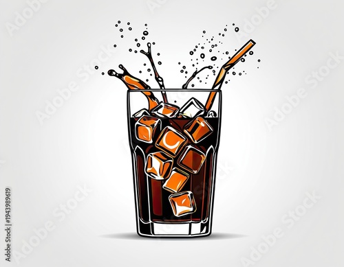 A refreshing drink on a warm day