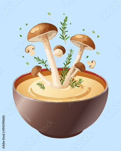 High end fish terrine with microgreen garnish for fine dining menu and luxury gourmet seafood presentation - Vector Illustration