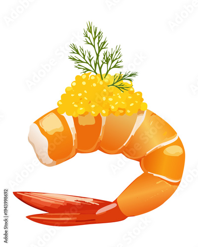 Traditional mushroom stew with herb garnish for rustic gourmet meal and authentic home style cooking experience - Vector Illustration