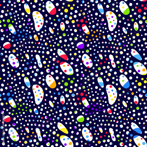 Sea pebble stones background, abstract nature texture, zen garden or spa backdrop , seamless vector pattern illustration, small rounded stones