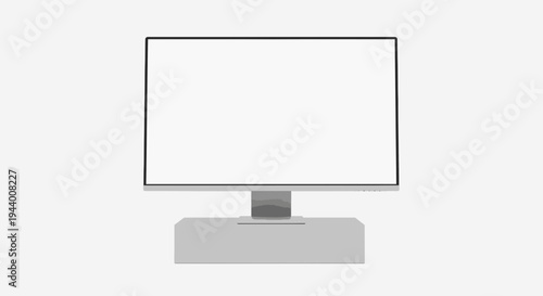 computer monitor, blank screen
