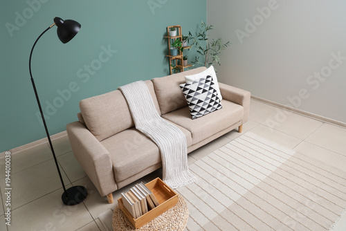 Interior of stylish living ...