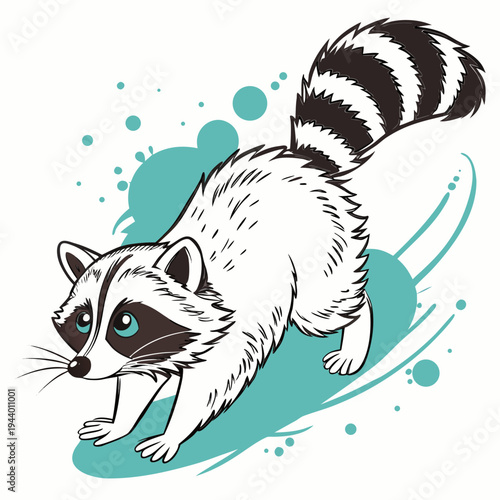 vector illustration of a cat