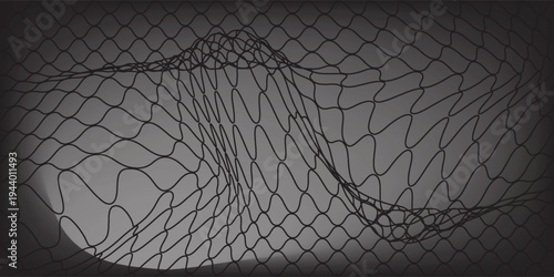 Mesh texture for fishing nets. Seamless pattern for sportswear or soccer goal, volleyball net, basketball hoop, hockey, athletics. Abstract net background for sports