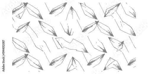 A seamless vector pattern of natural bamboo leaves and branches creates a vintage black silhouette wallpaper design with a retro floral texture