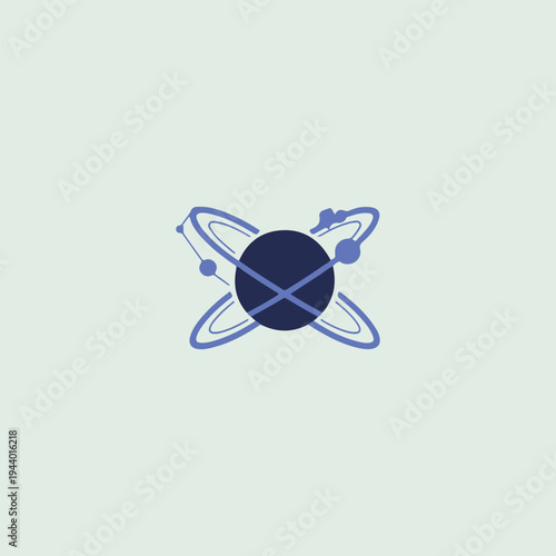 orbit vector illustration