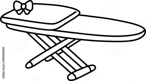 Ironing Board Outline Line Icon