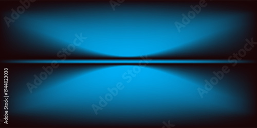 Abstract gradient podium background. blue empty 3d studio backdrop