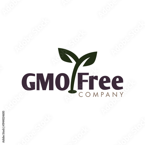  GMO FREE LOGO SYMBOL ICON VECTOR