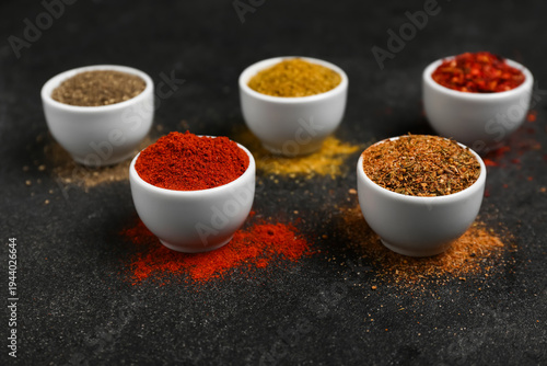 Composition with bowls of d...
