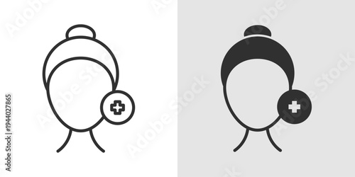 Facial Treatment Icon representing skincare therapy, beauty care, wellness routines, and professional cosmetic treatments for healthy skin.