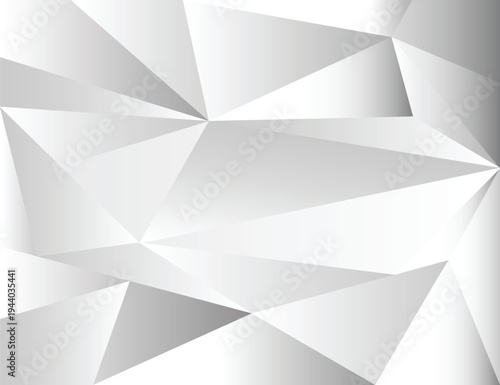 Abstract geometric wallpaper featuring a futuristic triangle pattern with origami style polygon shapes and a crystal mosaic texture for a modern vector design backdrop