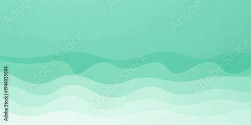 Abstract blue vector background featuring wavy lines and a liquid water texture in a curved ocean wave pattern for a modern sea nature illustration