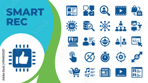 Smart REC concept uses a chip with a thumbs-up symbol for positive.