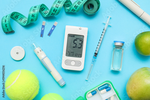 Glucometer with lancet pen,...
