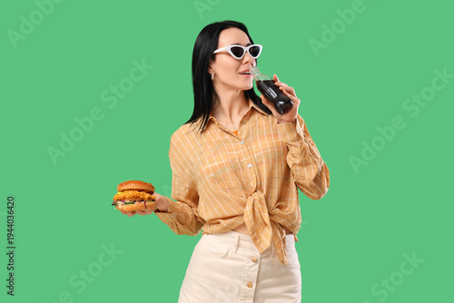 Beautiful young woman with ...