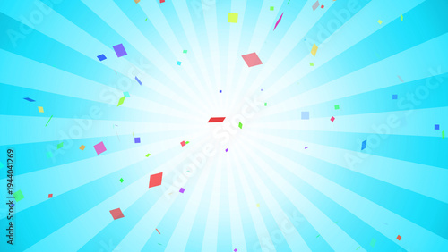 集中線、漫画、コミック、アメコミ、背景、紙吹雪、ベクター、イベント、