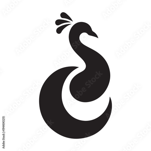 Peacock Symbol of Beauty Pride and Grace illustration concept design set collection