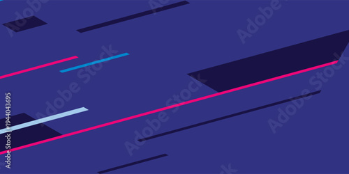 Abstract Geometric Background with Dynamic Diagonal Speed Lines, Colorful Flat Vector Design for Technology, Sports, Corporate Presentation, Motion Concept and Modern Digital Minimalist Backdrop
