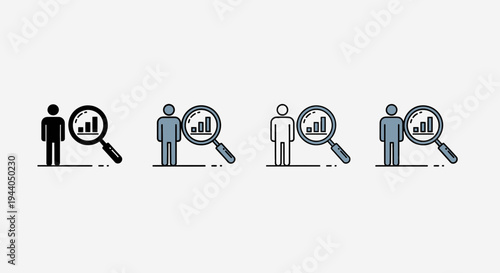Human Resources Analysis Icon Set