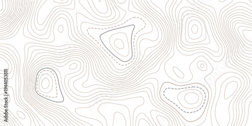 Vector geographic contour mounted map background. Abstract minimal The patter discovery vector topo map.Contour background geographic grid. Vector illustration.