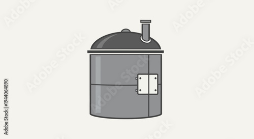 Industrial Brewing Kettle Equipment For Beverage Production.