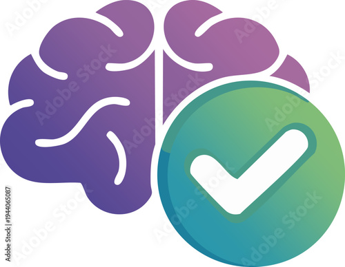 Secure Transparent AI Technology Symbol