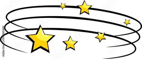 Comic Effect Dizzy Star