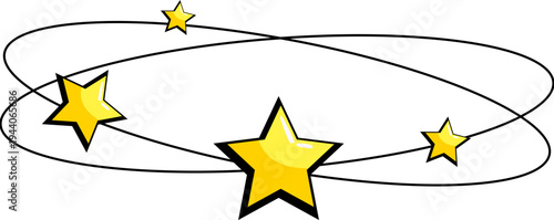 Comic Effect Dizzy Star