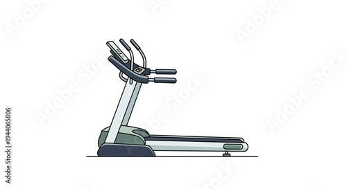 Modern Treadmill Machine for Fitness and Exercise.