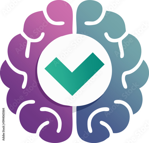 Modern AI Ethics and Compliance Icon