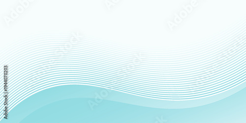 Abstract blue wave background, minimal wave design concept, eps10