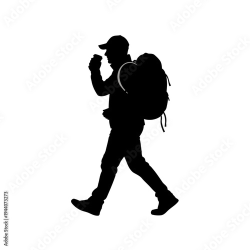 silhouette of a photographer with camera