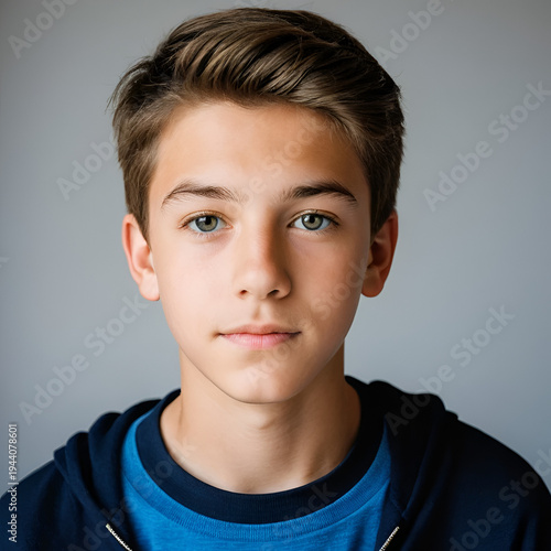 Portrait of 12 year old boy.