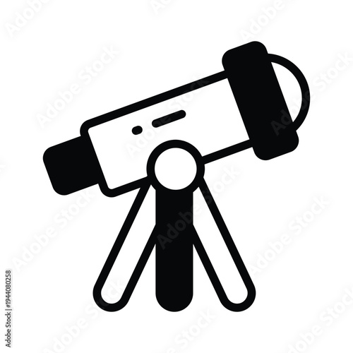 Take a look at this amazing icon of telescope in modern style
