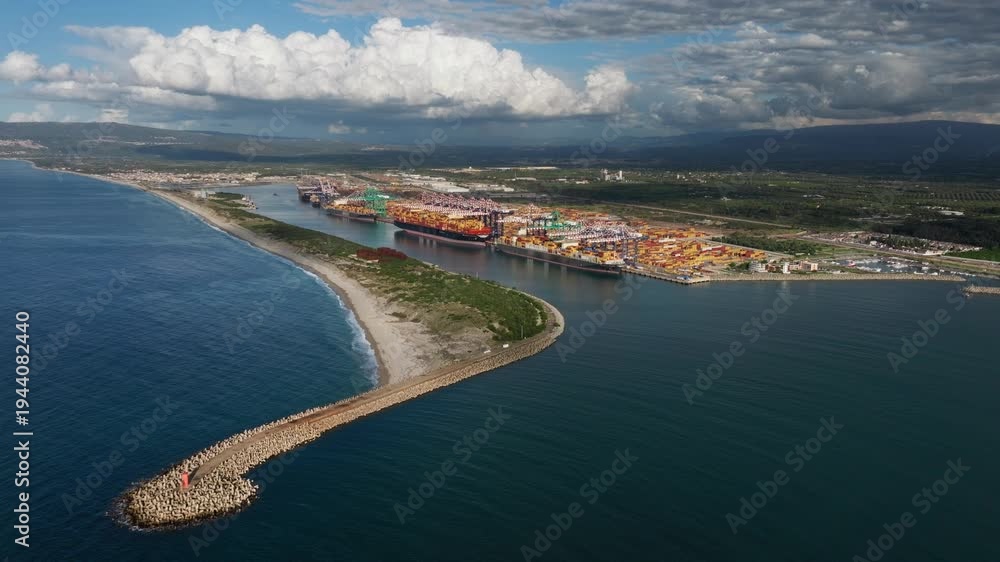 custom made wallpaper toronto digitalCommercial port of Gioia Tauro Calabria