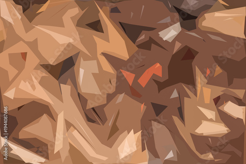 ABSTRACT - Forest colors of fallen leaves