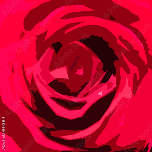 RED ROSE - A beautiful flower decorating the garden