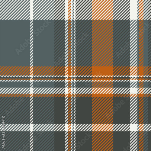 Display tartan pattern background, multi plaid texture vector. Deep textile seamless fabric check in pastel and grey colors.