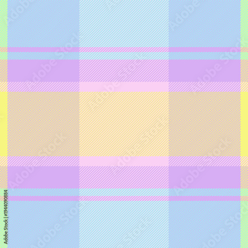 Packing tartan plaid vector, folk seamless fabric pattern. Decorate check background textile texture in light and teal colors.