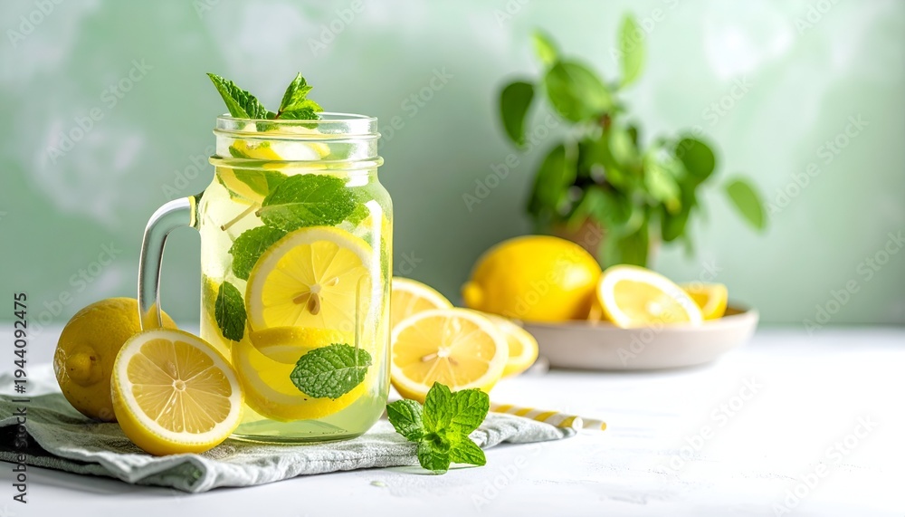 Fototapeta premium Lemon drink