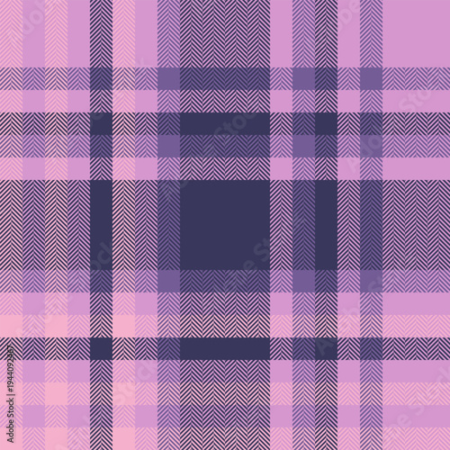 Poster vector texture fabric, creative check seamless tartan. Bandanna textile pattern background plaid in light and indigo colors.