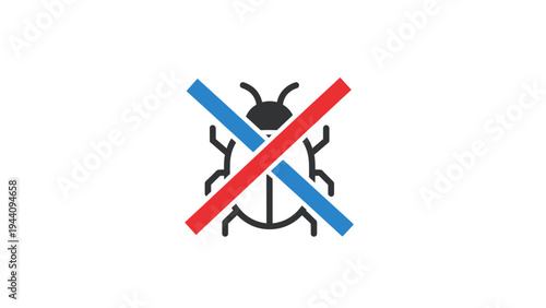 No Bugs Allowed Warning Sign.