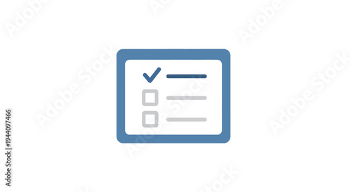 Checklist form with checkbox.